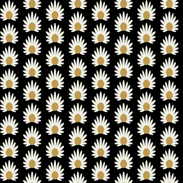 York Black Fleur Peel & Stick Wallpaper
