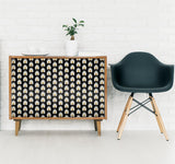 York Black Fleur Peel & Stick Wallpaper
