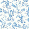 York Azure Garparilla Peel & Stick Wallpaper