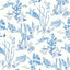 York Azure Garparilla Peel & Stick Wallpaper