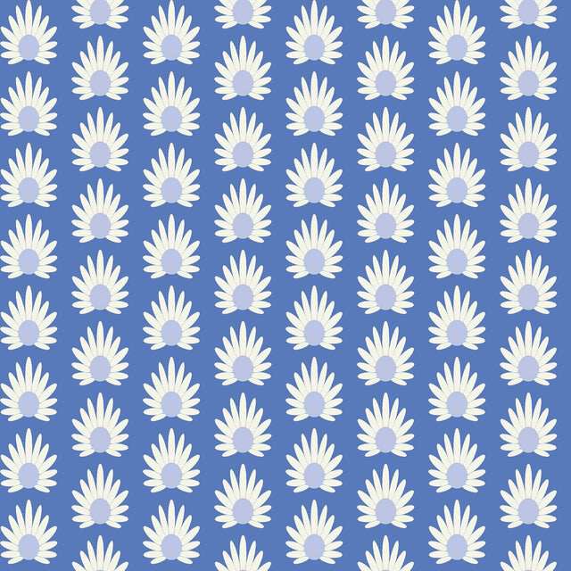 York Azure Fleur Peel & Stick Wallpaper