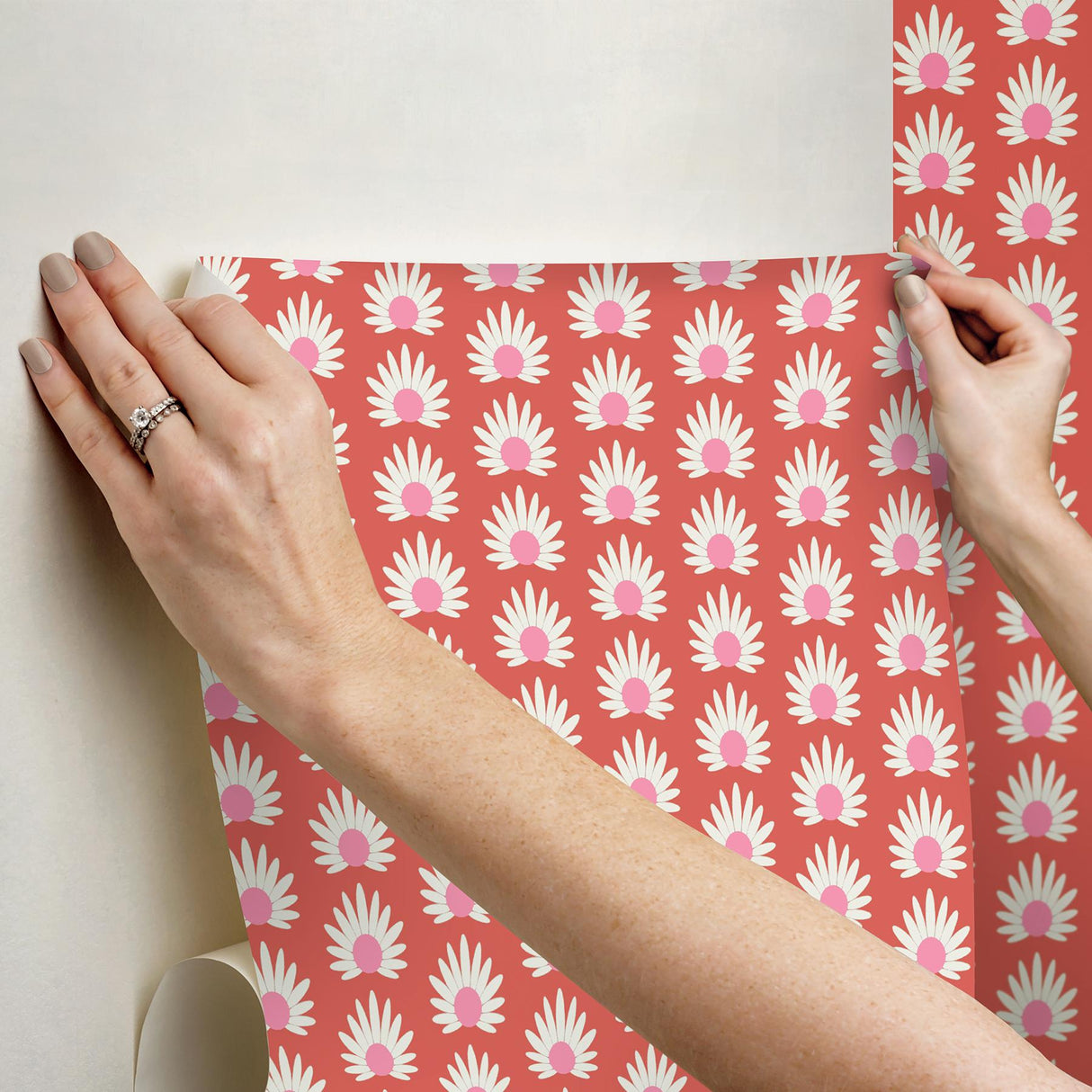 York Valentino Fleur Peel & Stick Wallpaper