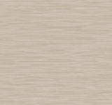 York Wallcoverings Sari Silk Beige Faux Fabric Wallpaper