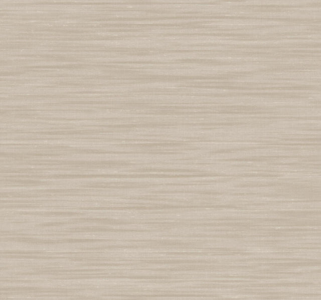 York Wallcoverings Sari Silk Beige Faux Fabric Wallpaper