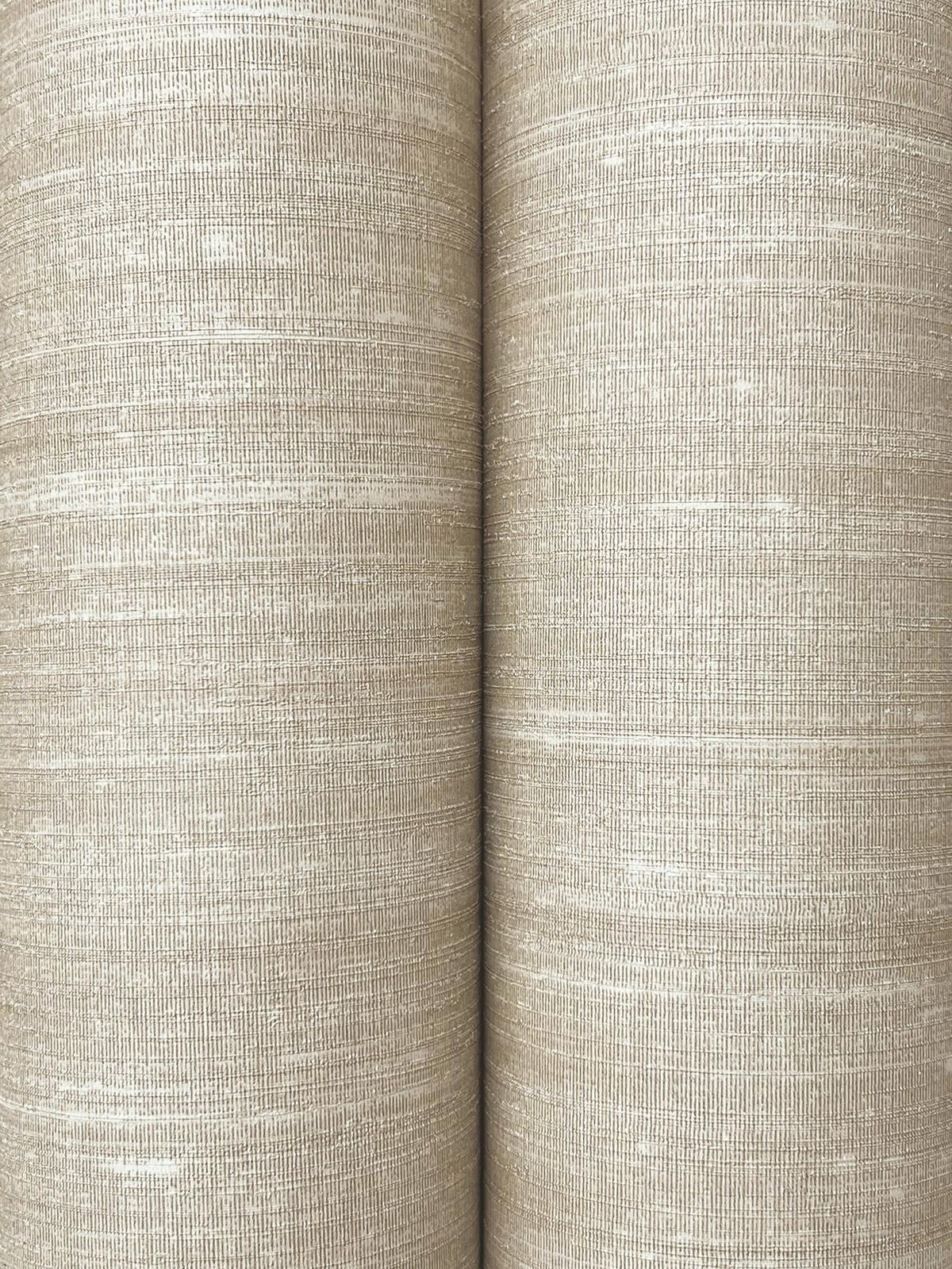 York Wallcoverings Sari Silk Beige Faux Fabric Wallpaper