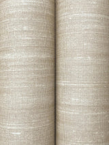 York Wallcoverings Sari Silk Beige Faux Fabric Wallpaper