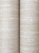 York Wallcoverings Sari Silk Dove Faux Fabric Wallpaper