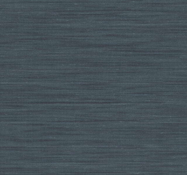 York Wallcoverings Sari Silk Slate Faux Fabric Wallpaper