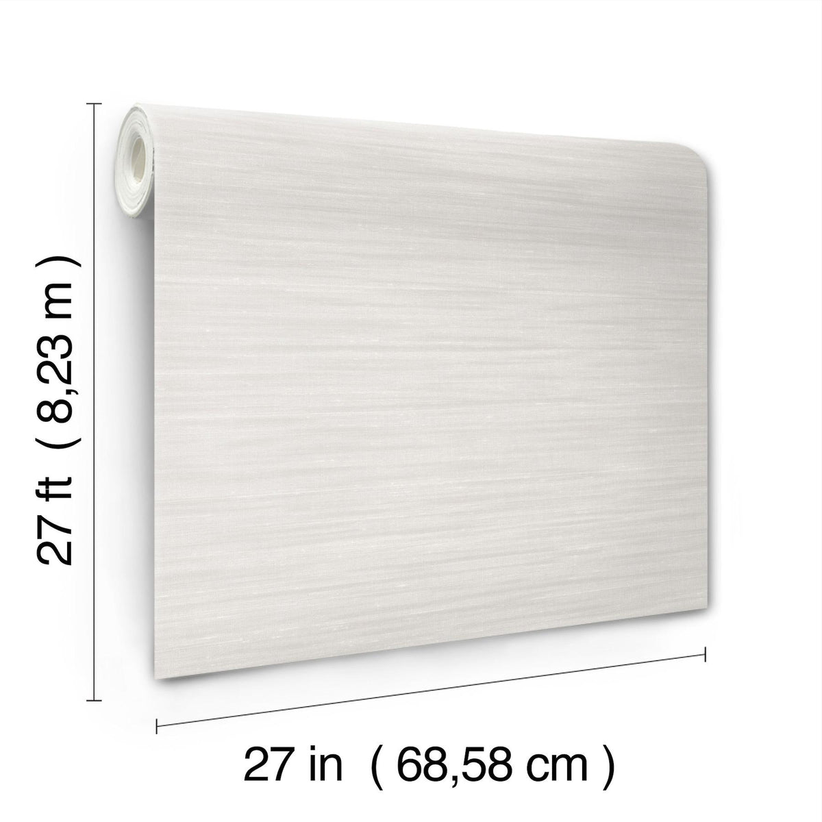 York Wallcoverings Sari Silk Pearl Faux Fabric Wallpaper