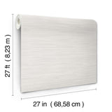 York Wallcoverings Sari Silk Pearl Faux Fabric Wallpaper
