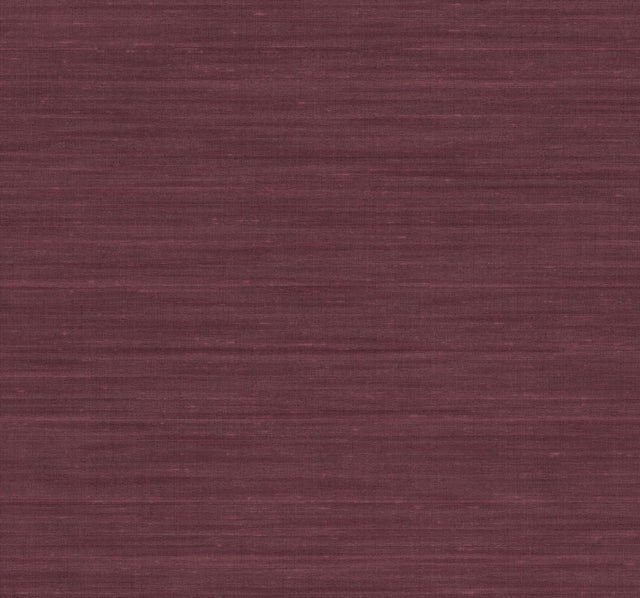 York Wallcoverings Sari Silk Merlot Faux Fabric Wallpaper