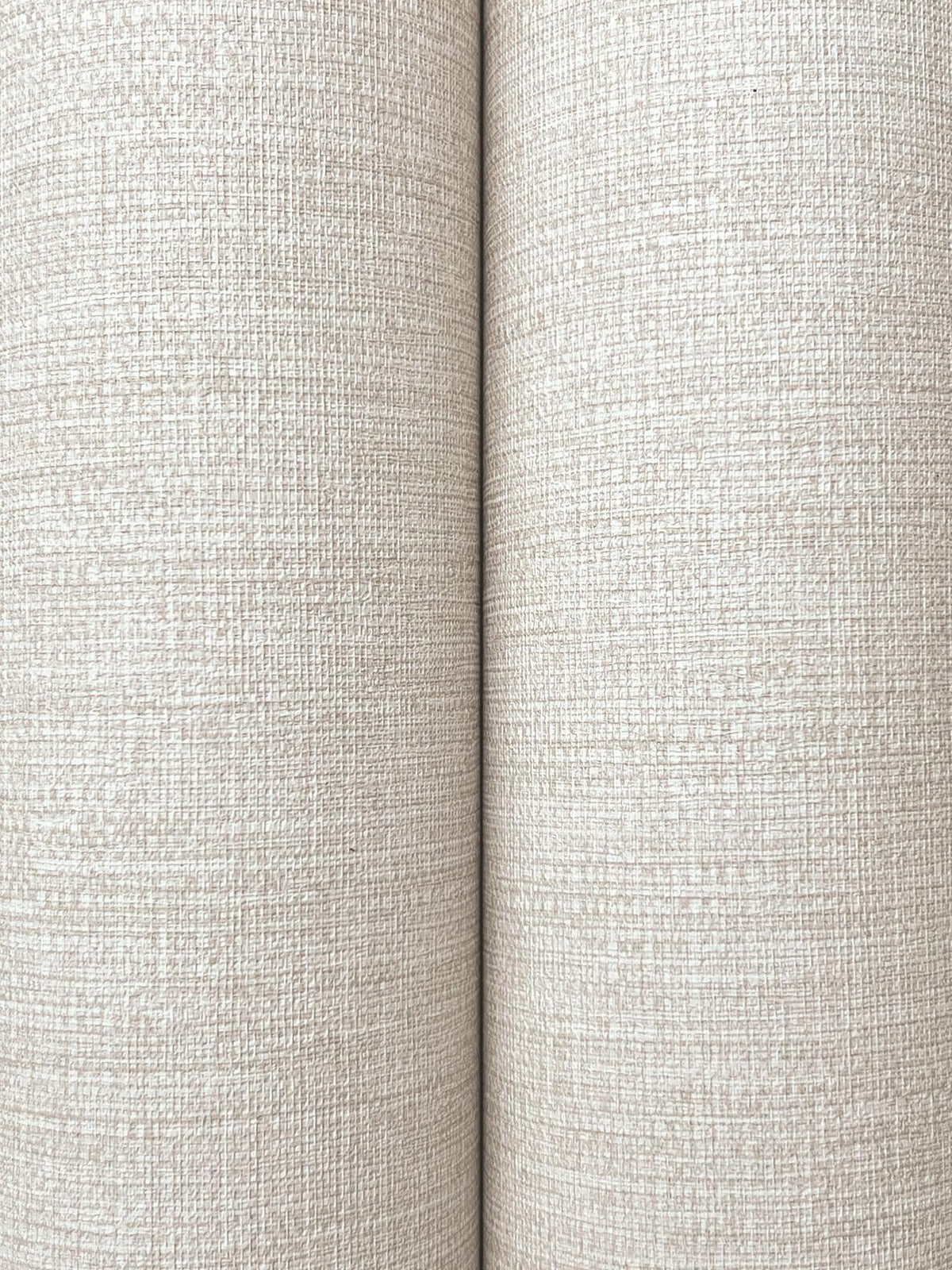 York Wallcoverings Terrene Cream Faux Linen Wallpaper