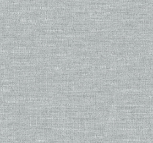 York Wallcoverings Terrene Light Blue Faux Linen Wallpaper