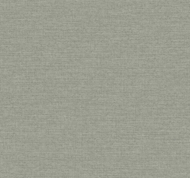 York Wallcoverings Terrene Moss Faux Linen Wallpaper