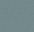 York Wallcoverings Terrene Teal Faux Linen Wallpaper