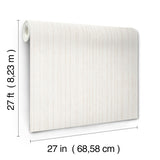 York Wallcoverings Precious Metal Pearl Corrugated Wallpaper