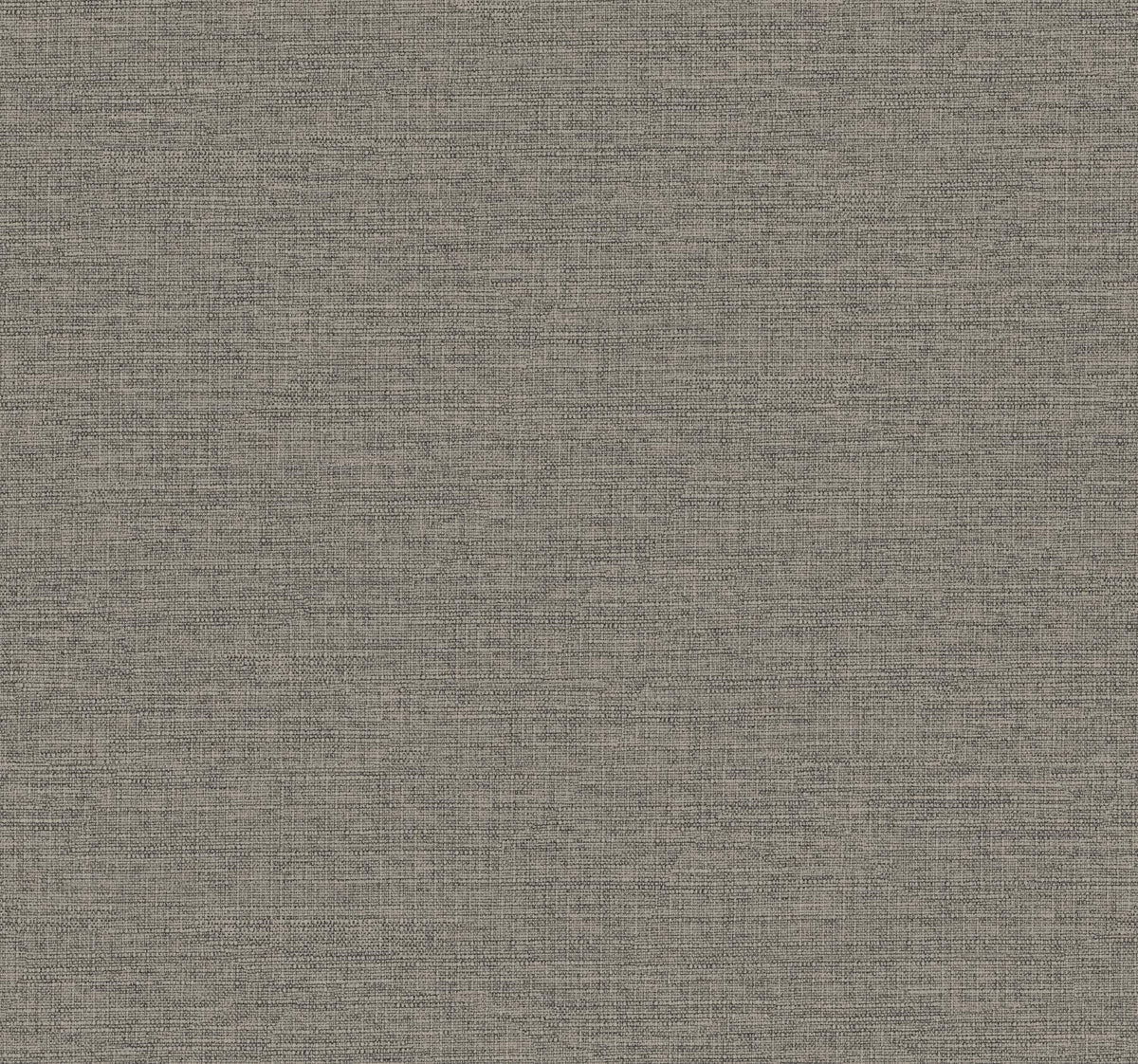 York Wallcoverings Terrene Charcoal Faux Linen Wallpaper