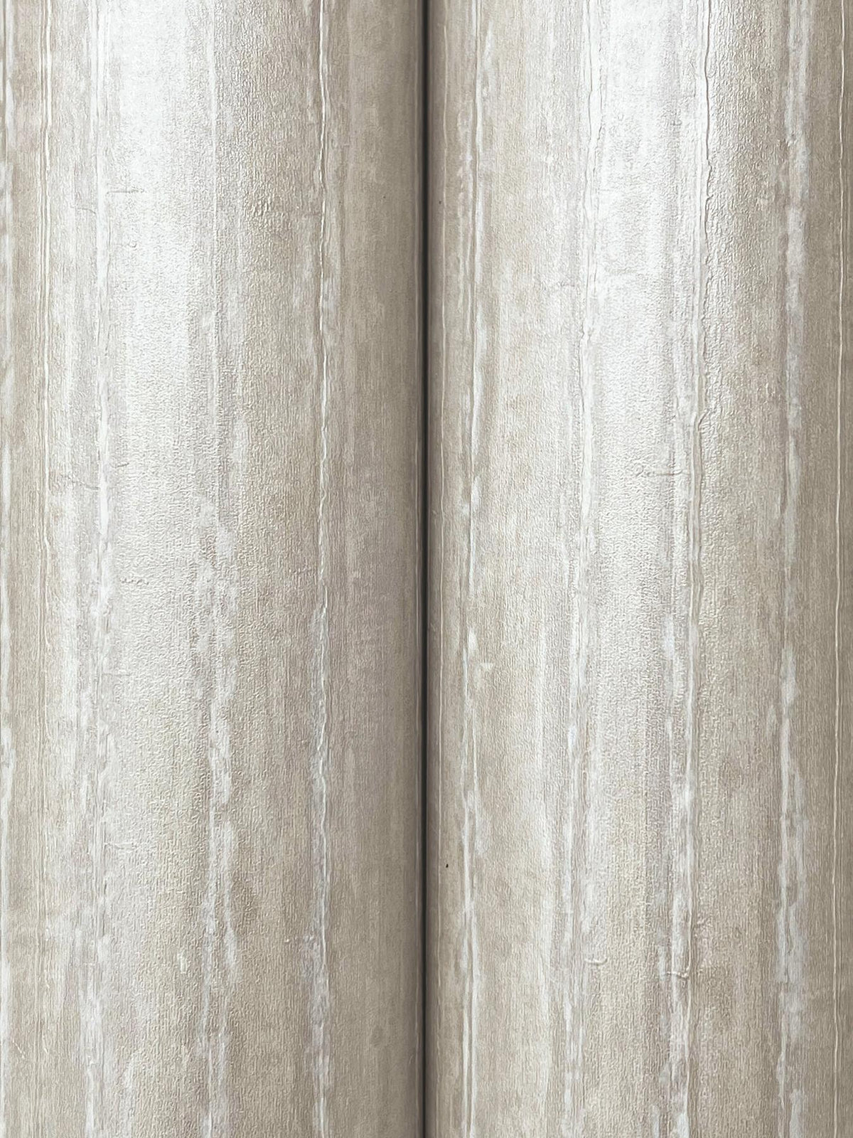 York Wallcoverings Precious Metal Silver Corrugated Wallpaper