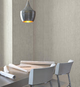 York Wallcoverings Precious Metal Silver Corrugated Wallpaper