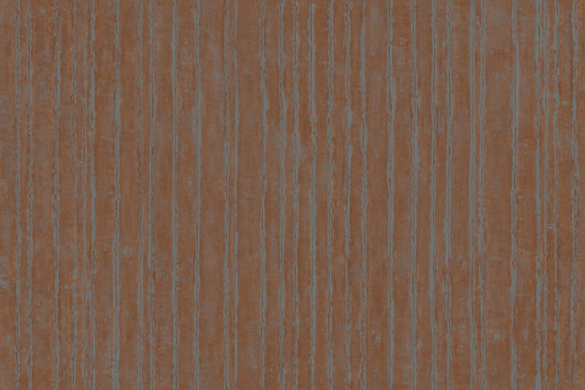 York Wallcoverings Precious Metal Copper Corrugated Wallpaper