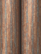 York Wallcoverings Precious Metal Copper Corrugated Wallpaper