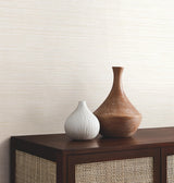 York Wallcoverings Mystic Eggshell Faux Grasscloth Wallpaper