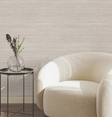 York Wallcoverings Mystic Taupe Faux Grasscloth Wallpaper