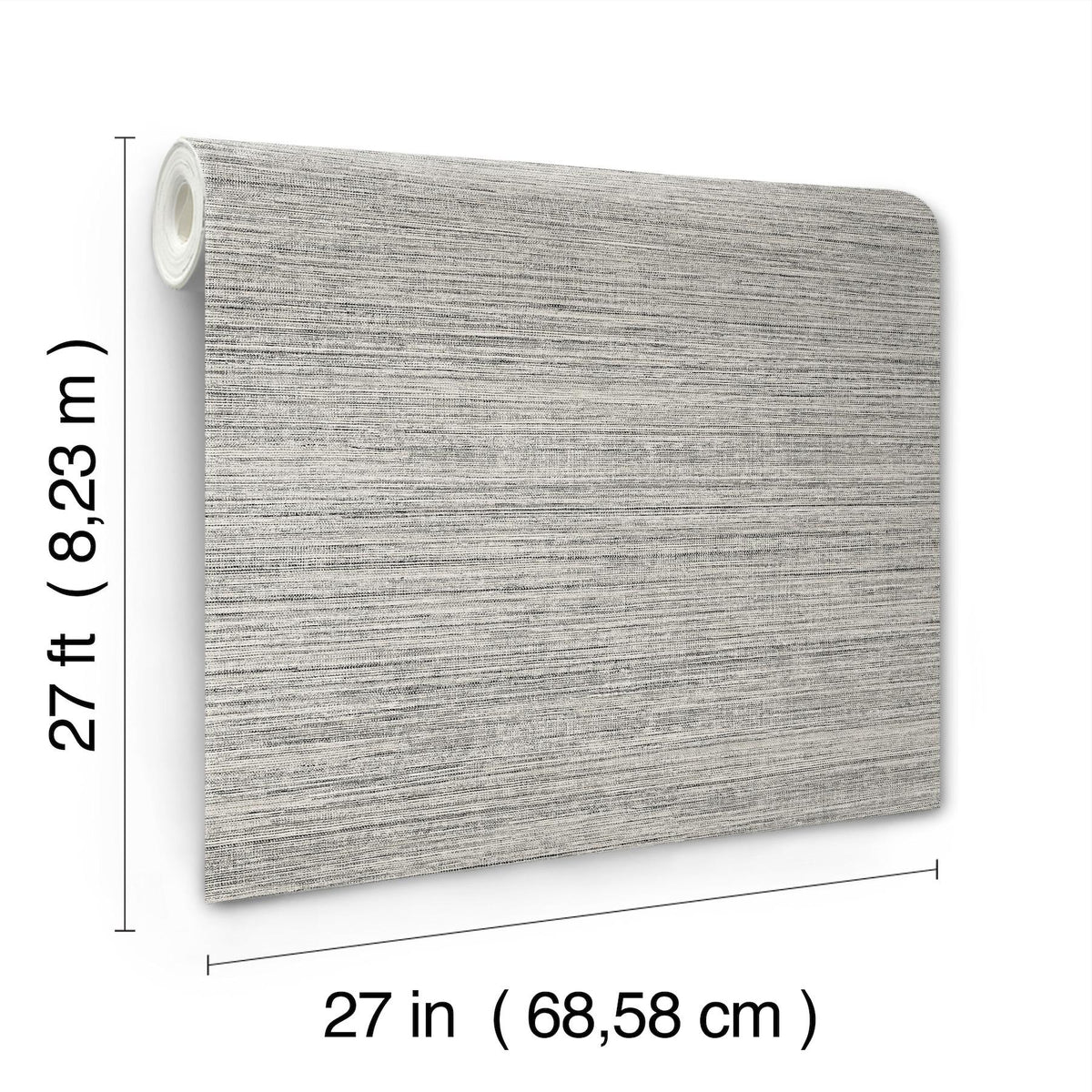 York Wallcoverings Mystic Ash Faux Grasscloth Wallpaper