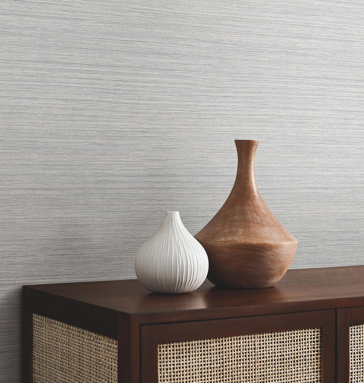 York Wallcoverings Mystic Sea Green Faux Grasscloth Wallpaper