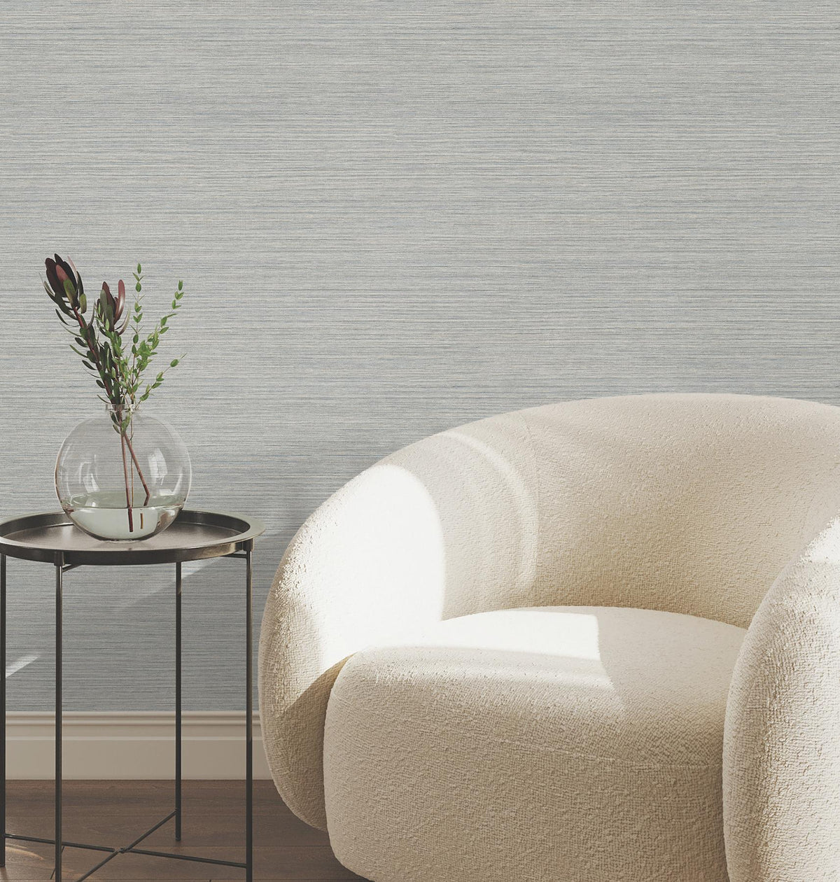York Wallcoverings Mystic Sea Green Faux Grasscloth Wallpaper