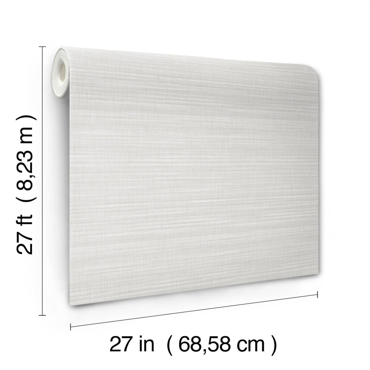 York Wallcoverings Down To Earth Dove Striated Wallpaper