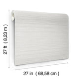 York Wallcoverings Down To Earth Dove Striated Wallpaper