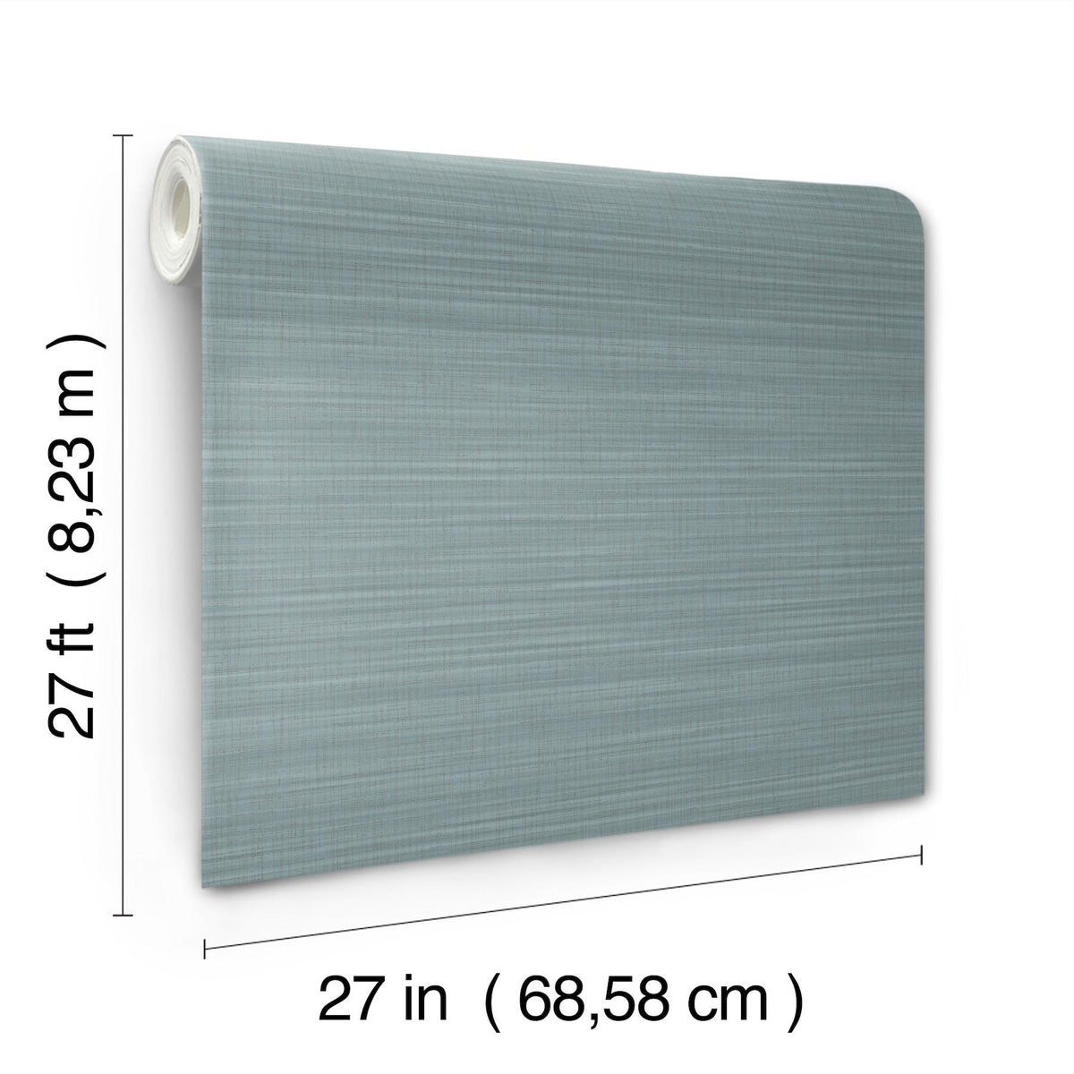 York Wallcoverings Down To Earth Aquamarine Striated Wallpaper