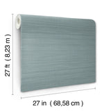York Wallcoverings Down To Earth Aquamarine Striated Wallpaper