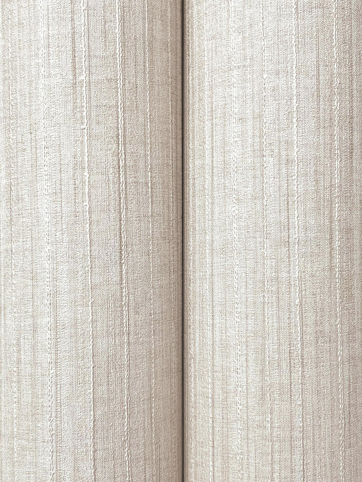 York Wallcoverings Silk Spun Ivory Tactile Stripe Wallpaper