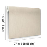 York Wallcoverings Silk Spun Khaki Tactile Stripe Wallpaper
