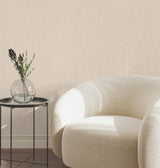 York Wallcoverings Silk Spun Beige Tactile Stripe Wallpaper