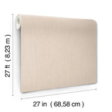 York Wallcoverings Silk Spun Beige Tactile Stripe Wallpaper