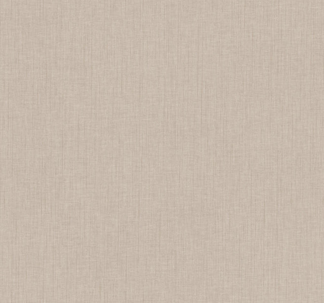 York Wallcoverings Silk Spun Light Brown Tactile Stripe Wallpaper