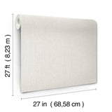 York Wallcoverings Silk Spun Pearl Tactile Stripe Wallpaper
