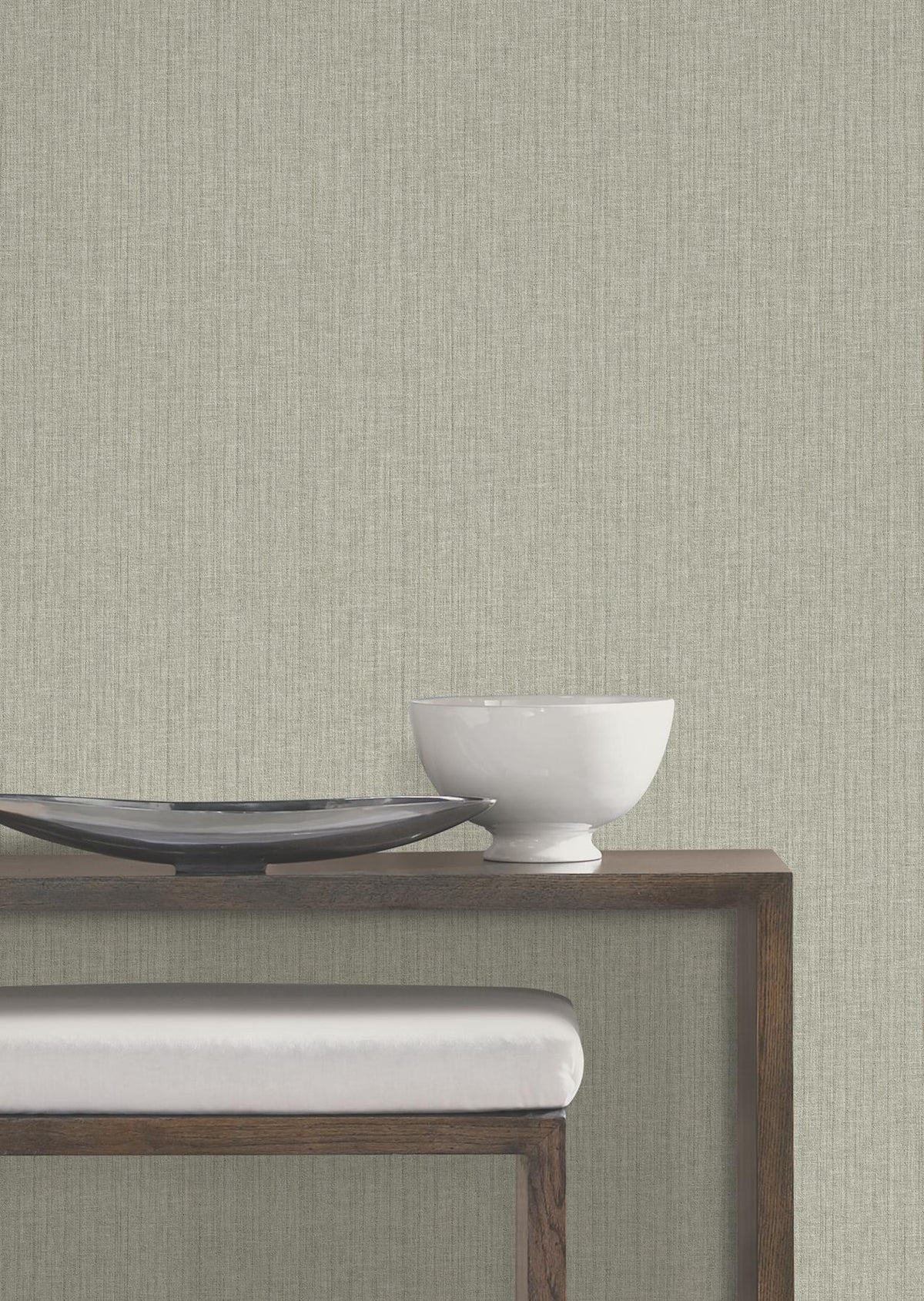 York Wallcoverings Silk Spun Sage Tactile Stripe Wallpaper