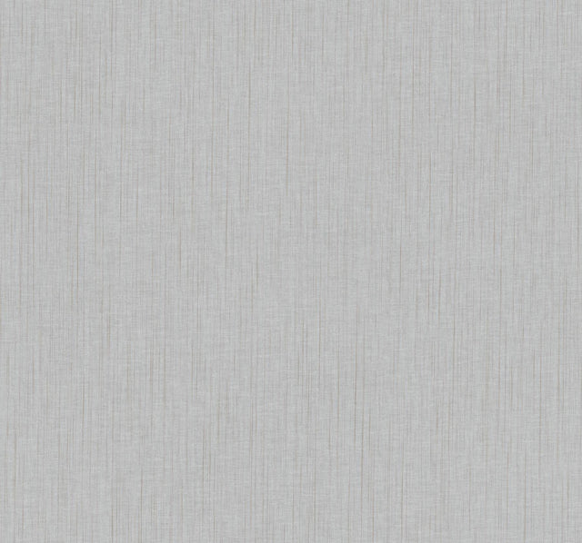 York Wallcoverings Silk Spun Light Grey Tactile Stripe Wallpaper