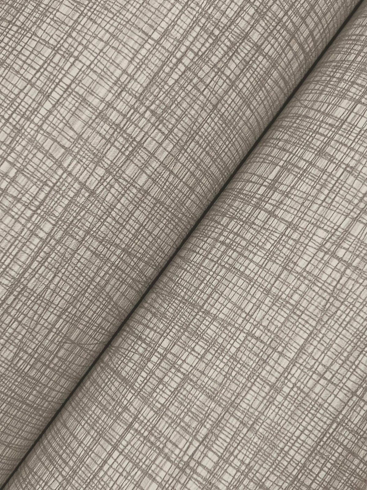 York Wallcoverings Crossover Neutral Crosshatch Wallpaper