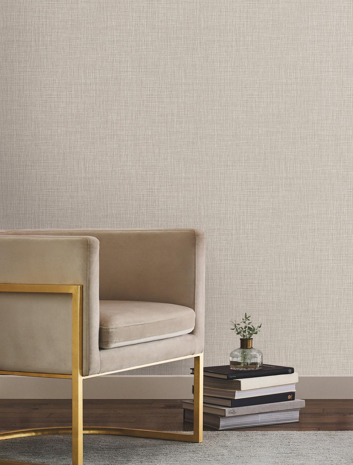 York Wallcoverings Crossover Neutral Crosshatch Wallpaper