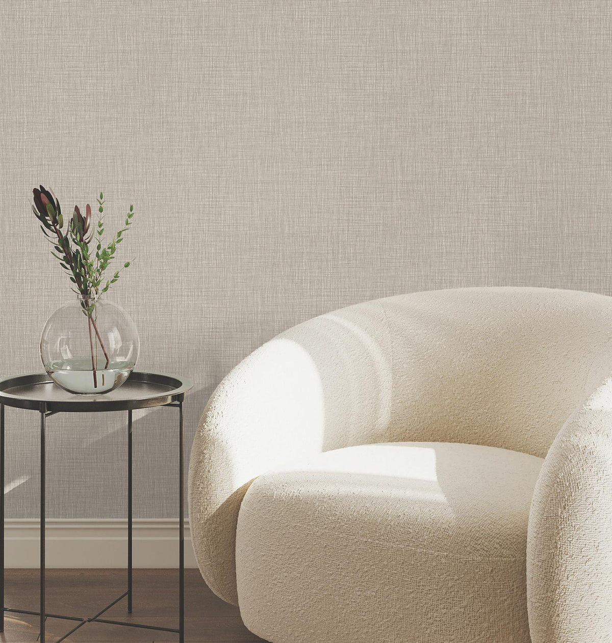 York Wallcoverings Crossover Neutral Crosshatch Wallpaper
