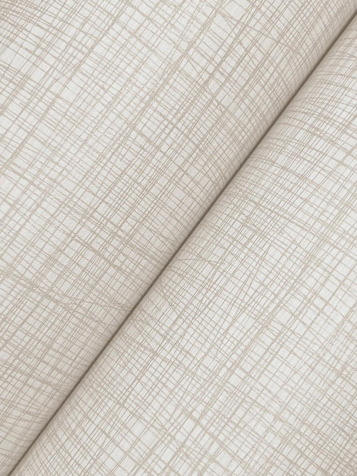 York Wallcoverings Crossover White Crosshatch Wallpaper