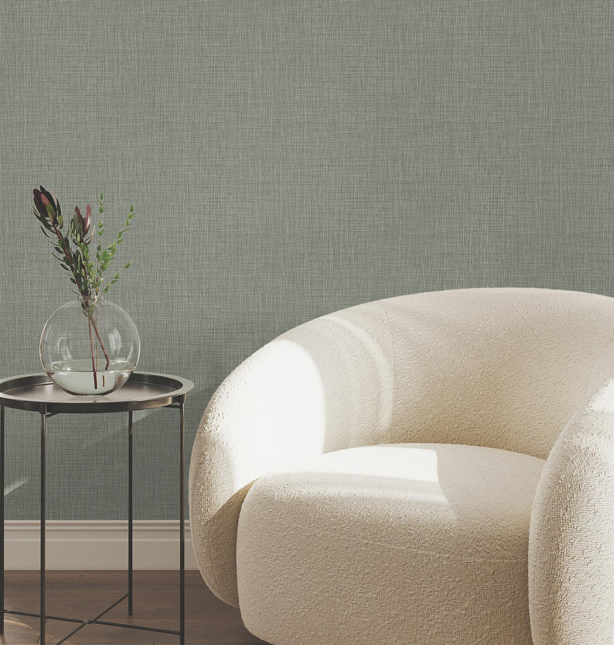 York Wallcoverings Crossover Green Crosshatch Wallpaper