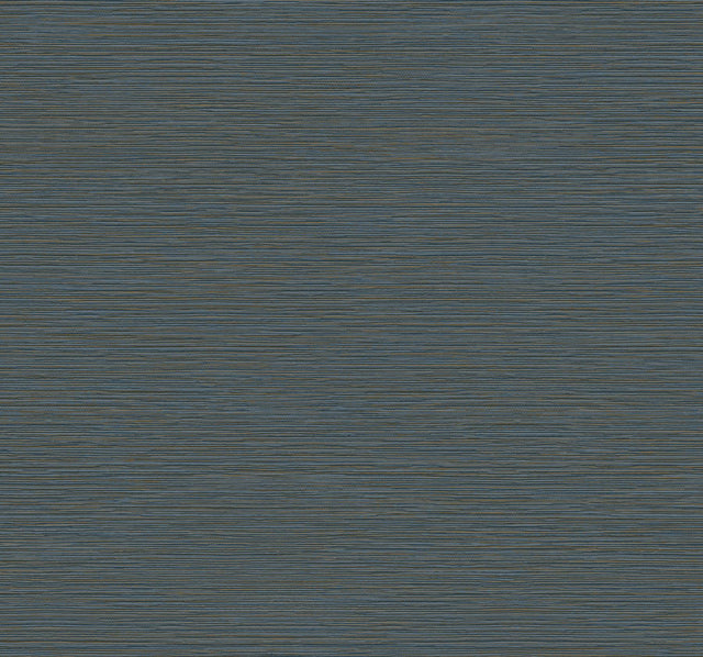 York Wallcoverings Oasis Dark Blue Faux Grasscloth Wallpaper