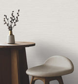 York Wallcoverings Oasis Light Grey Faux Grasscloth Wallpaper