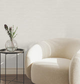 York Wallcoverings Oasis Light Grey Faux Grasscloth Wallpaper